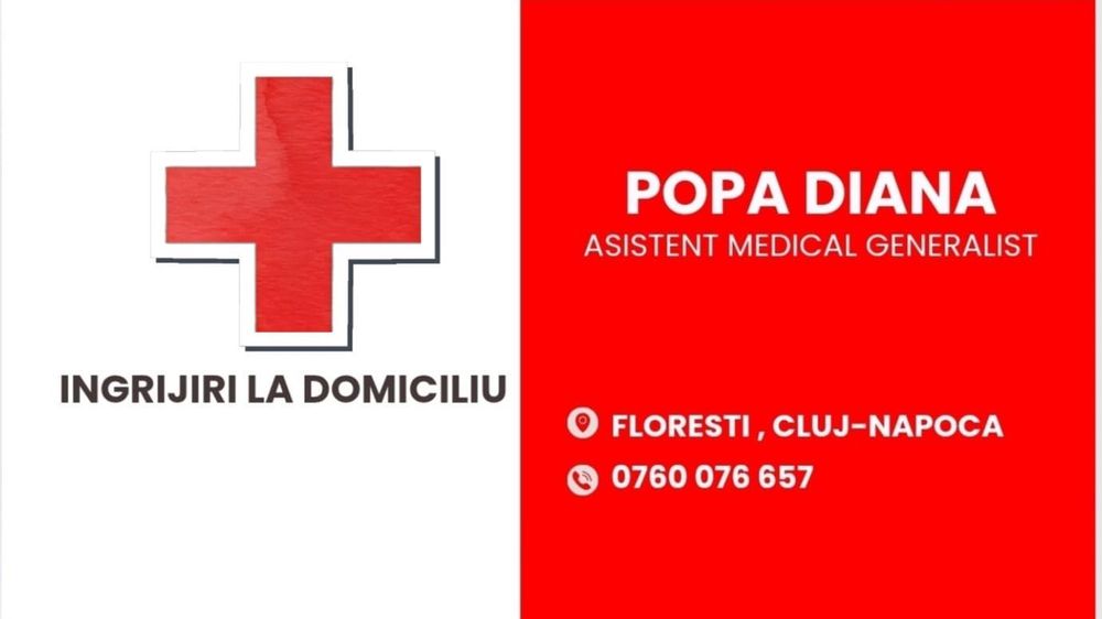 Îngrijiri la domiciliu Florești și Cluj
