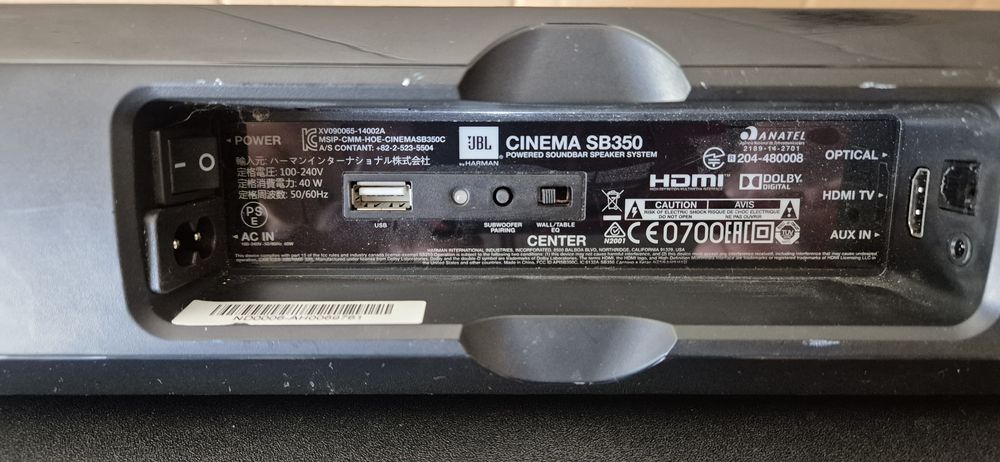 JBL Cinema SB350 2.1 Саундбар