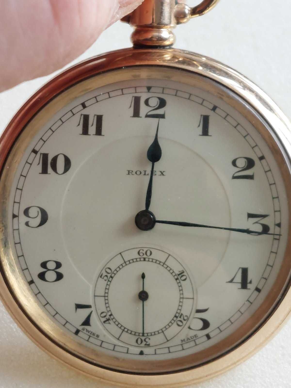 Джобен часовник ROLEX-1910-30 г.позлатен