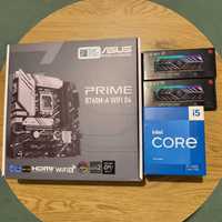 Kit gaming:i5-13500, ASUS PRIME B760M-A WIFI DDR4, 16Gb  RGB, 4133 MHz
