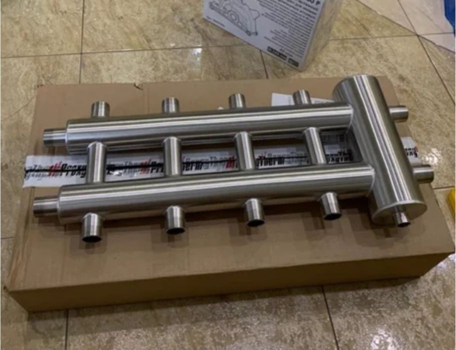 Гидро коллектор. Стрелка. Изделие из нержавейки на заказ для отопления