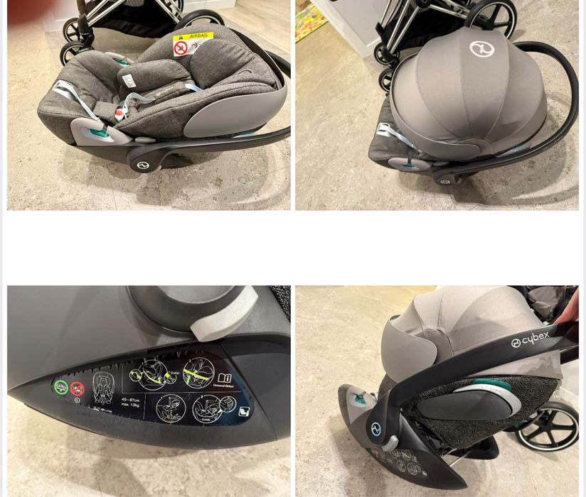 Cybex Priam 4 – sistem 3 în 1 Soho Grey