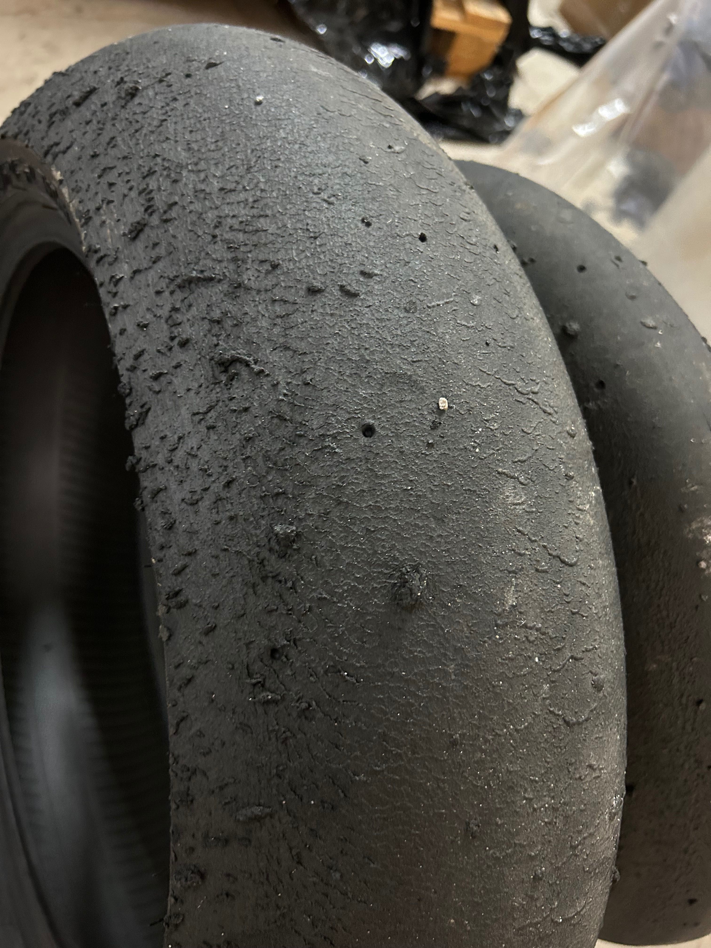 Pirelli Dunlop slicks