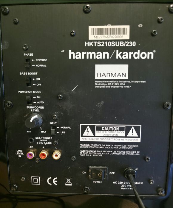 Sistem Harman kordon 2.1