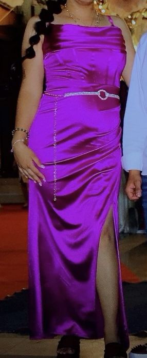 Rochie lunga crapata