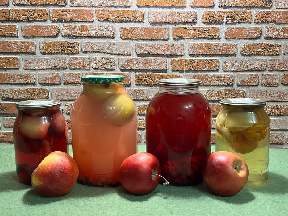 100% натуральные домашние компоты