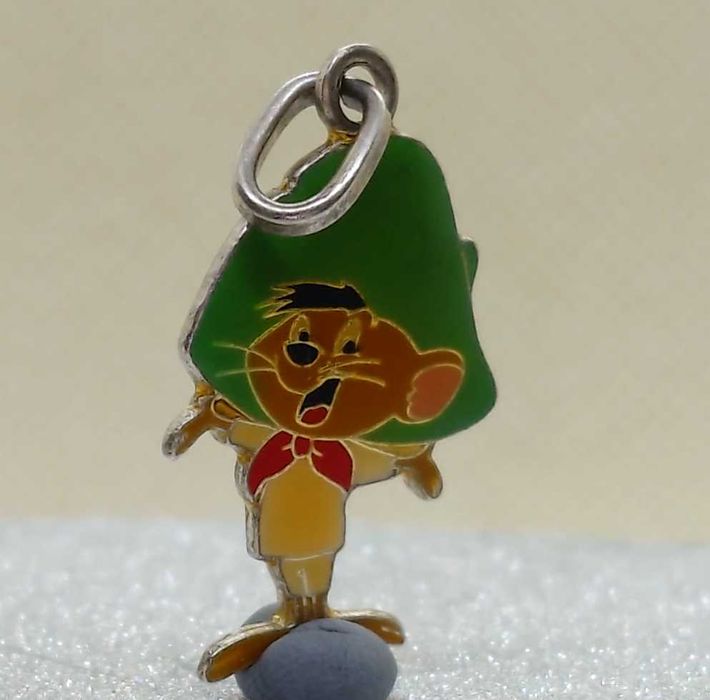 Pandantiv speedy gonzales – warner bros, argint 800, email