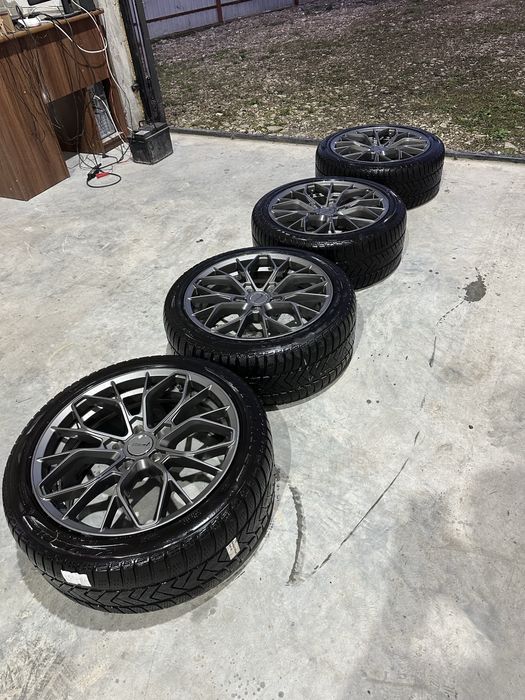 Jante 5x112 Audi/VW cu cauciucuri 245/40/18 de iarna pireli sottozero