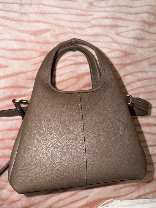 Coach Lana Shoulder Bag , цвят Dark Stone