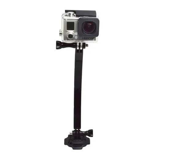 Prindere casca bicicleta moto brat extensie curbata GoPro adeziva