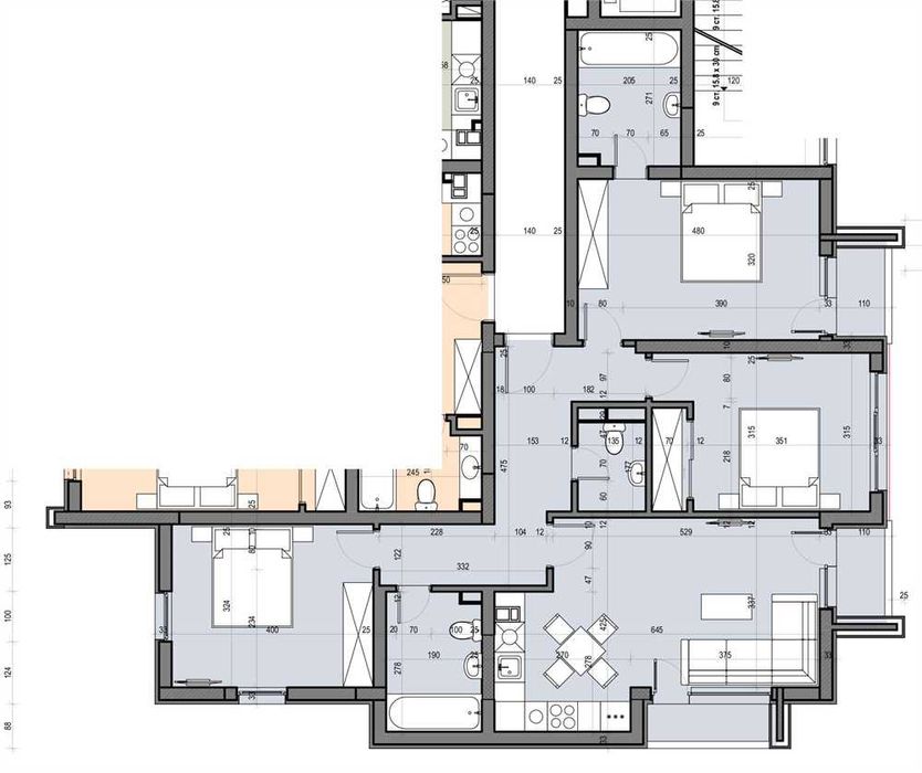 Продава се Многостаен апартамент в София, Малинова долина - 137 кв.м за 1960 €/кв.м - Снимка #4