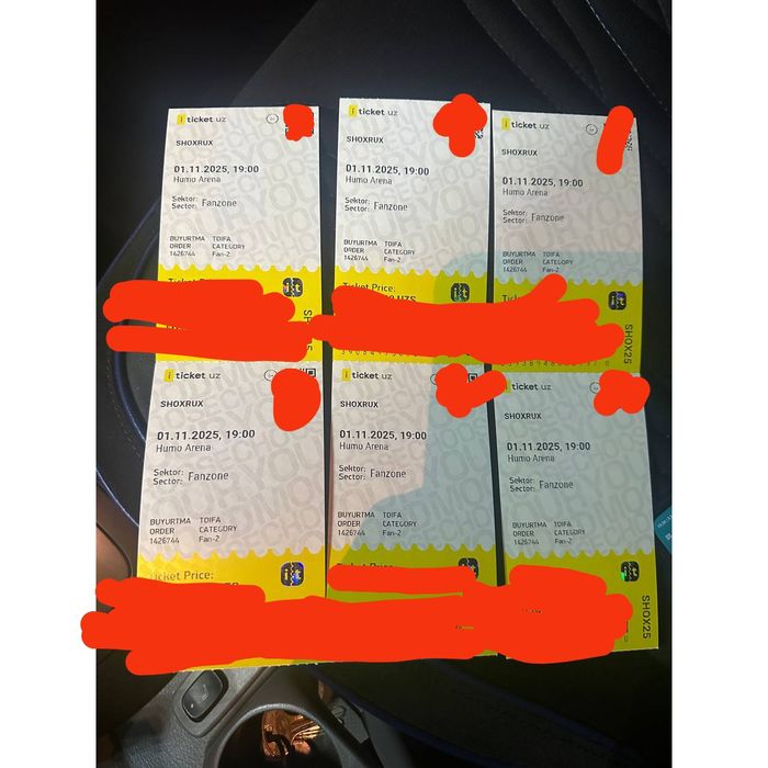 Билет. Shoxrux Rep konsertiga bilet. Kassadan arzoni