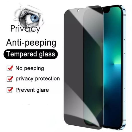 Privacy Стъклен Протектор Apple iPhone 13 Pro Max 12 Mini 11 XS XR 5D
