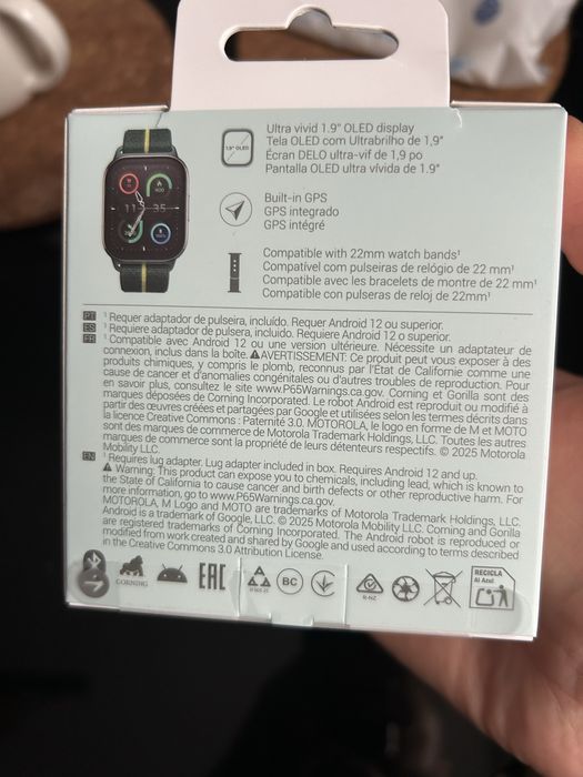 Smartwatch moto watch fit sigilat!