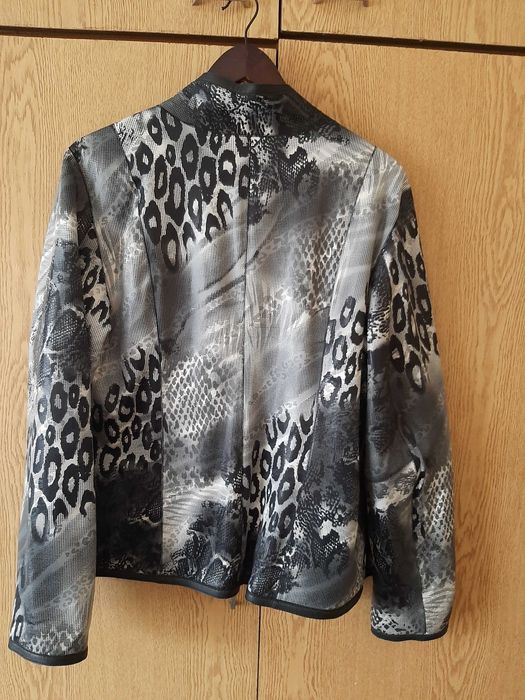 Дамско кожено яке  с две лица- естествена кожа 5XL - ново