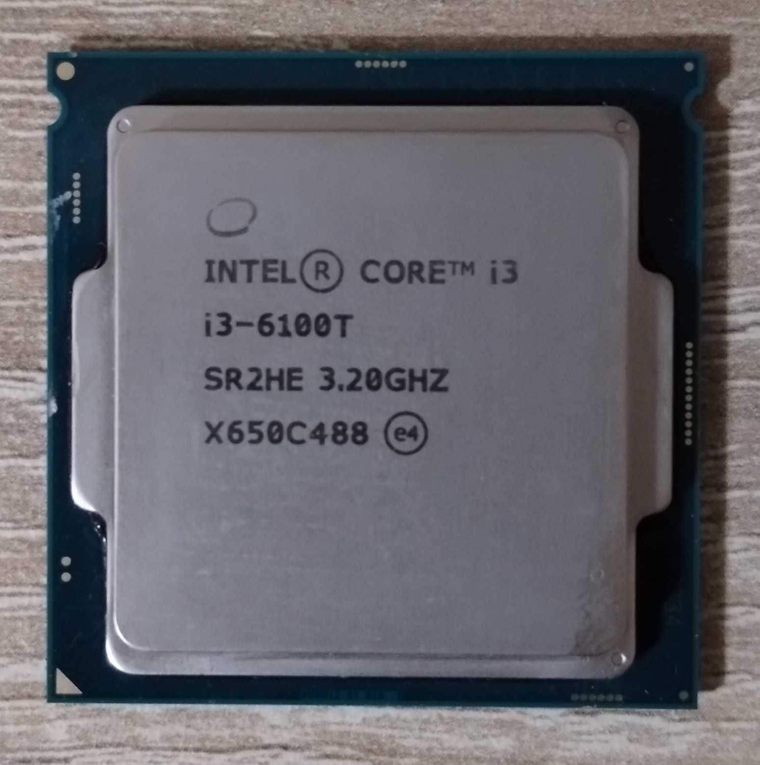 CPU Intel Core i3-6100T процесор