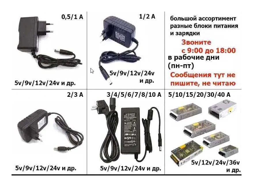 блок питания на камеры наблюдения и на освещение