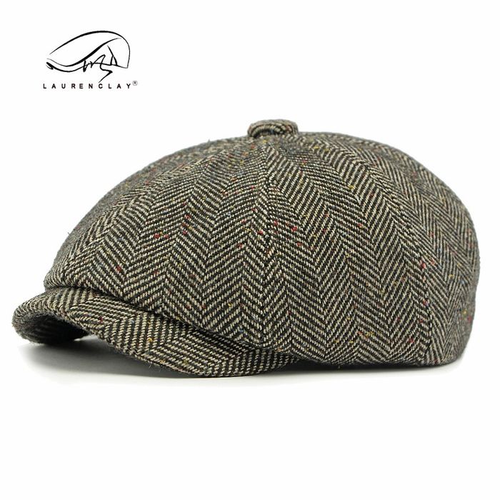 Элегантная и тёплая кепка газетчика