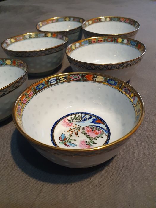 Set 6 boluri portelan china