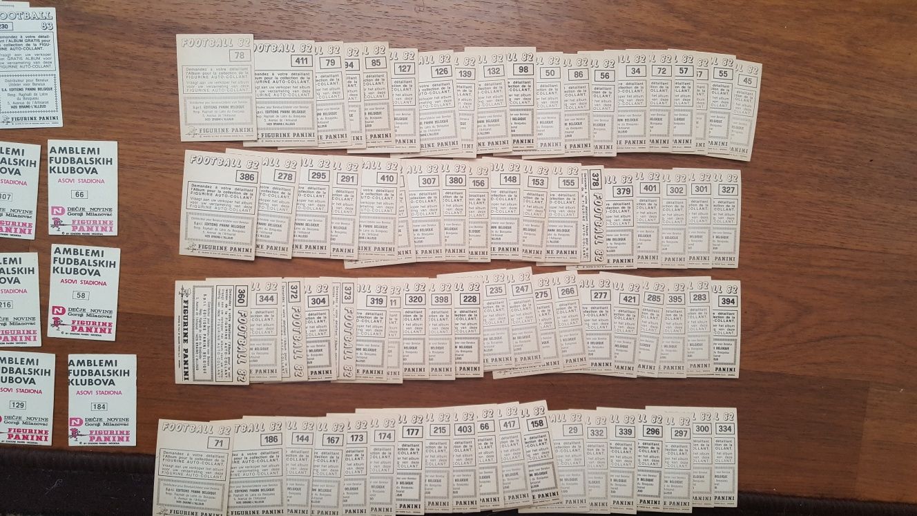 Stickere Panini vechi '75 > '83