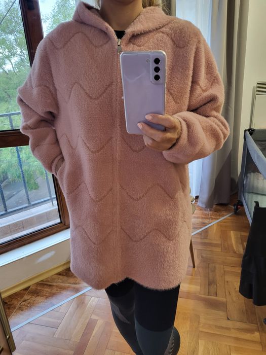 Пухено  палто размер Л/ХЛ
