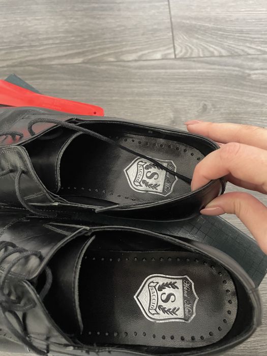 Pantofi barbati piele lacuita