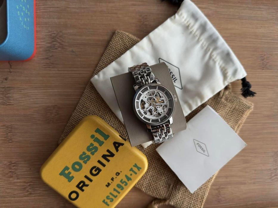 Ceas Fossil de dama Boyfriend nou ME3067 silver automatic