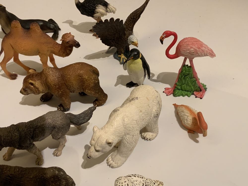 colectie  figurine Schleich / Papo animale salbatice raritati