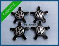 Set 4 capace negre VW 135mm tip gheara 4F0601165N jante aliaj Audi