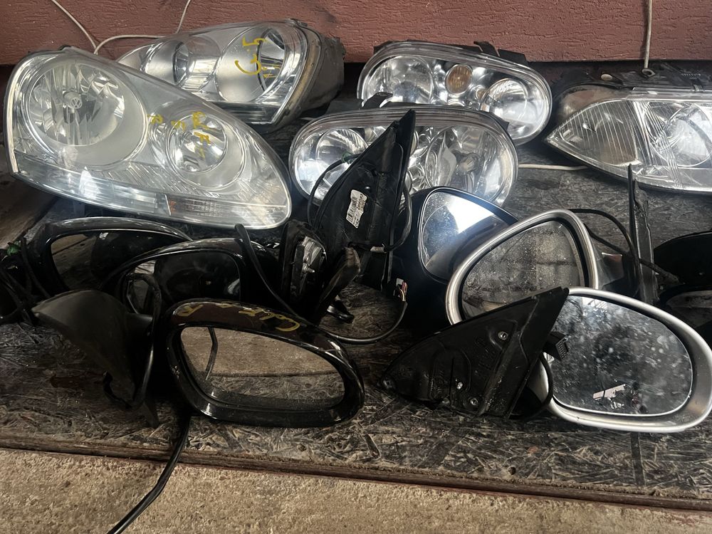 Oglinda stanga dreapta originala vw Golf 5 Passat B6 gri negru