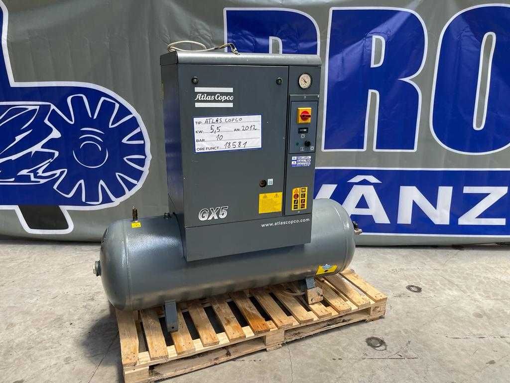 Compresor cu surup Atlas Copco 5.5 kw sh