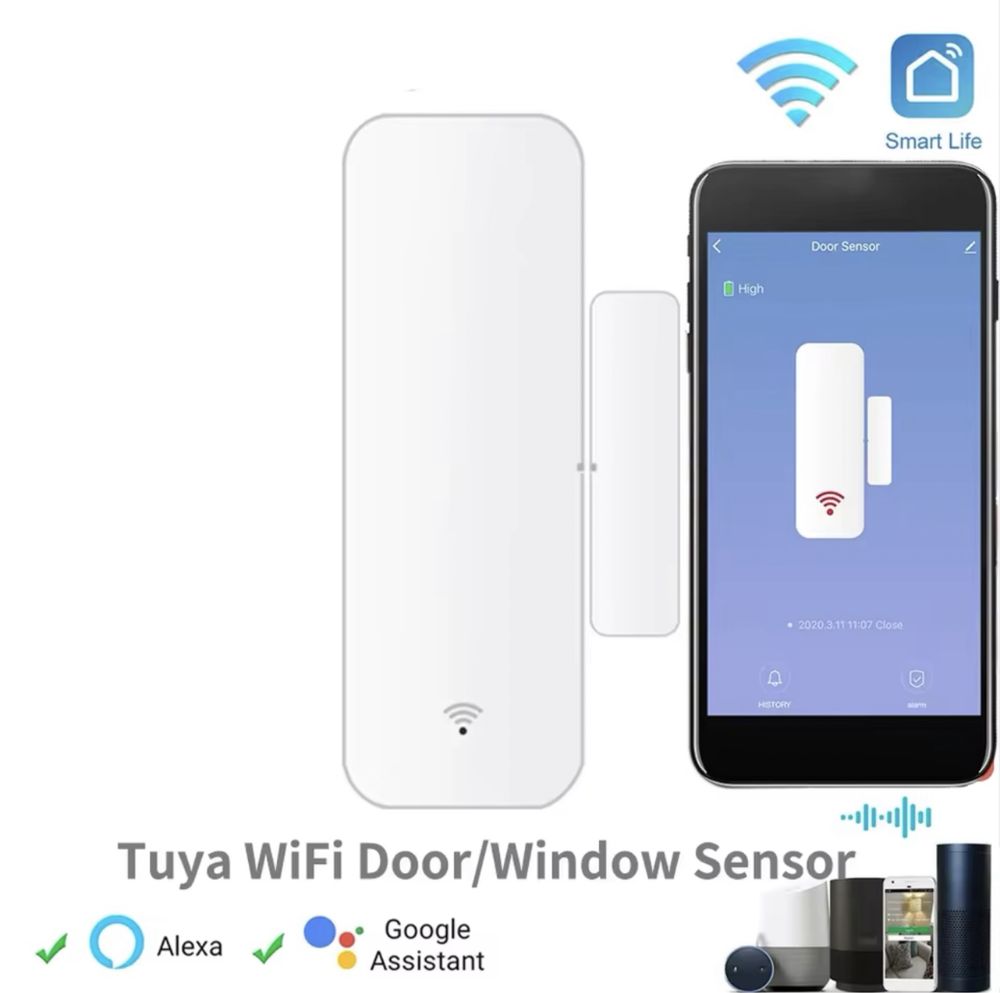 Wifi сензор-аларма за отворена врата или прозорец.