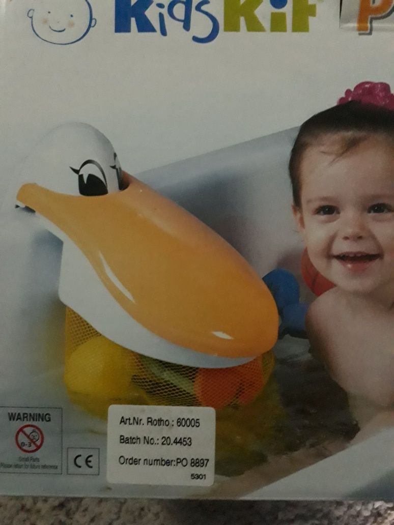 Контейнер для игрушек в ванной "Весёлый пеликан" пр-во Израиль