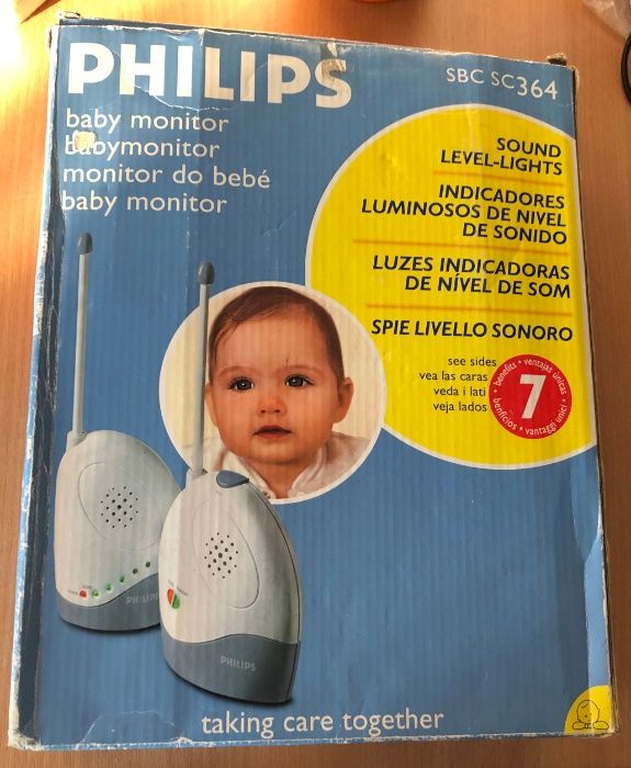 Sistem de monitorizare copil bebelus Philips SBC SC 364 - la cutie