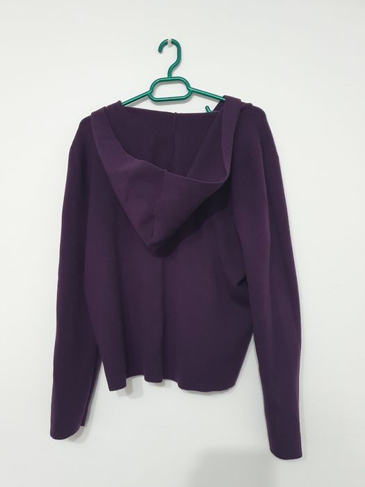 Pulover mov cu gluga mohito marime M