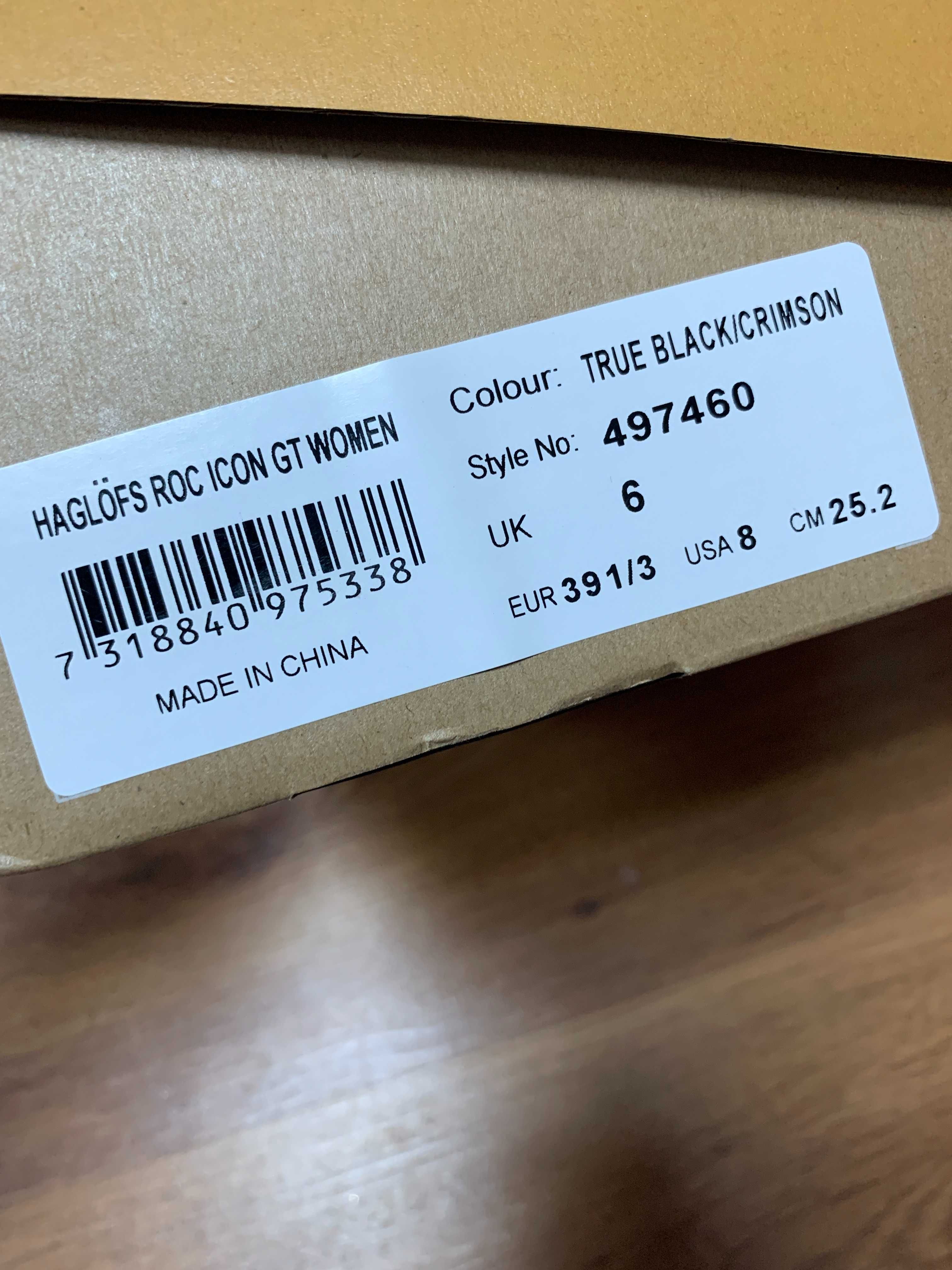 НОВИ дамски обувки Haglofs Roc Icon GT 39-1/3 25,2