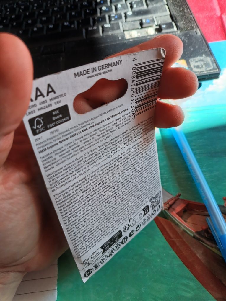 Алкални батерии ААА варта 1.5 v