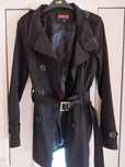 Trench negru damă