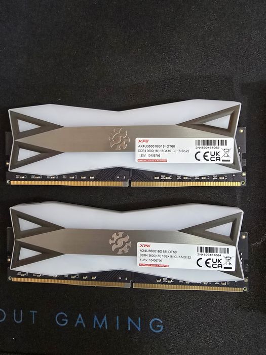 Gigabyte Z590 GamingX + Intel i5-11600kf + Rami Adata Xpg 32gb 3600mhz