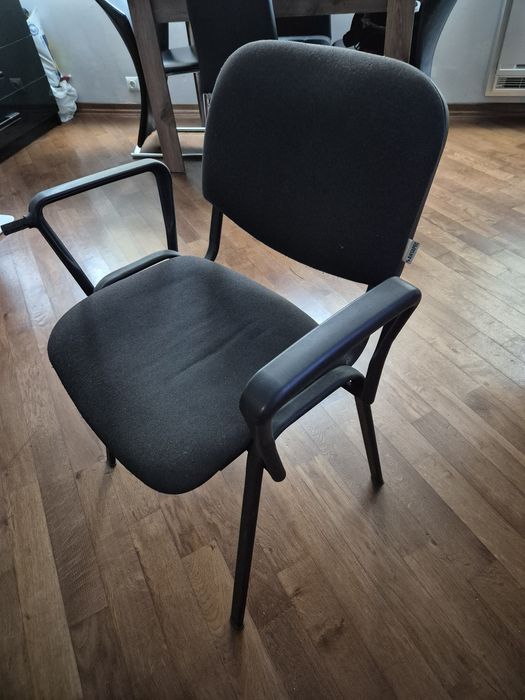 Посетителски стол с подлакътник 2 броя