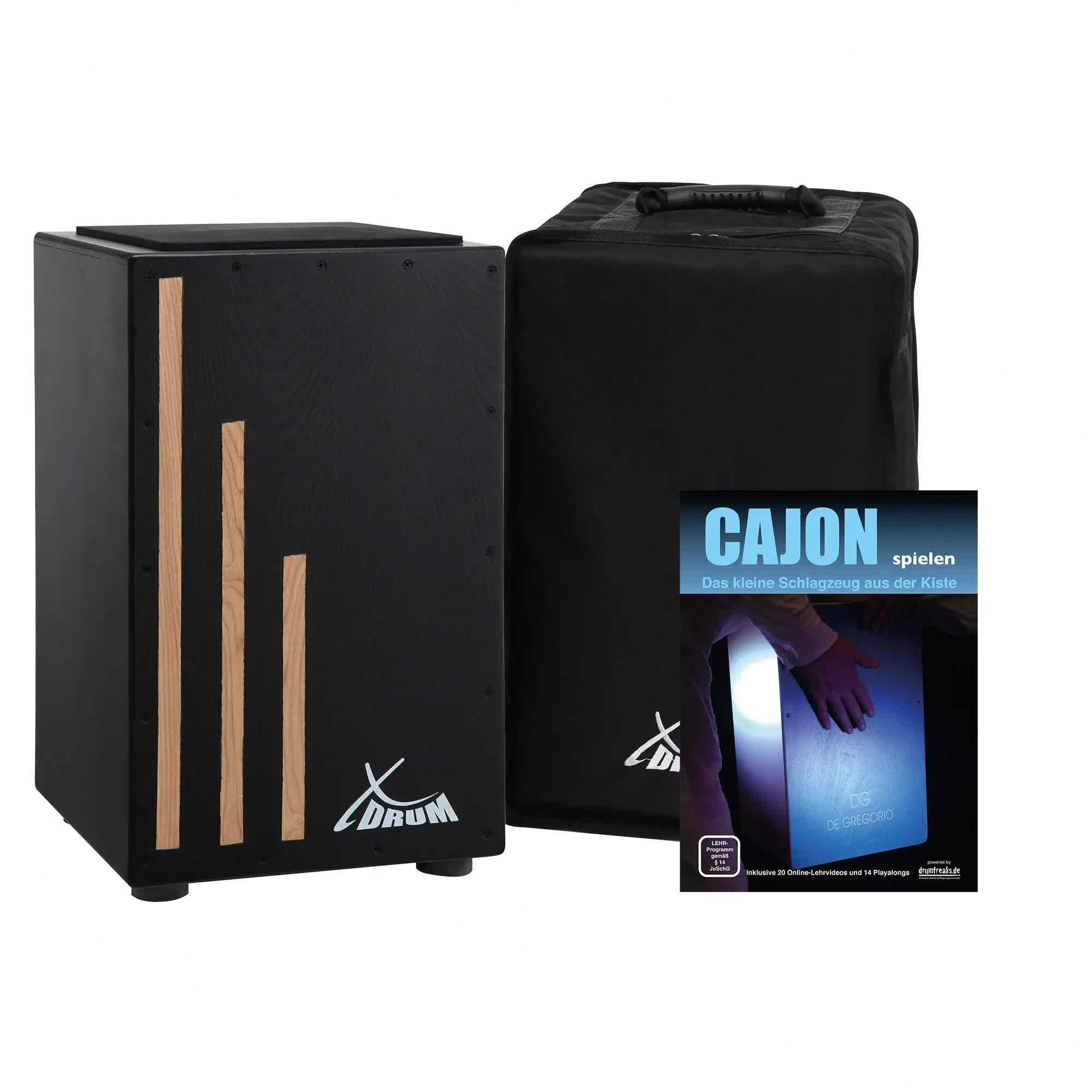 Set Cajon Primero XDrum NEGRU & husa