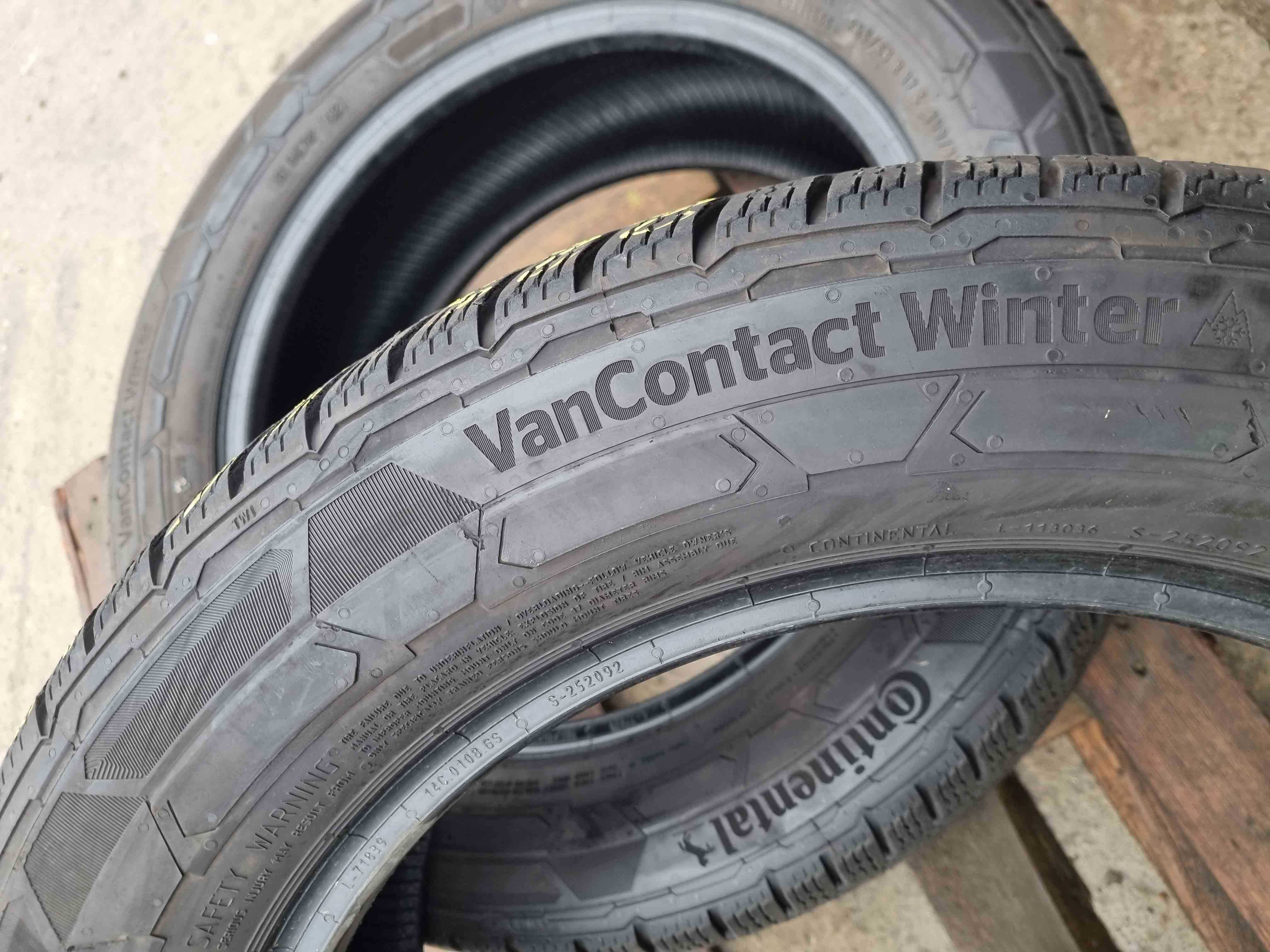 SET 2 Anvelope Iarna 225/55 R17C CONTINENTAL VanContact Winter