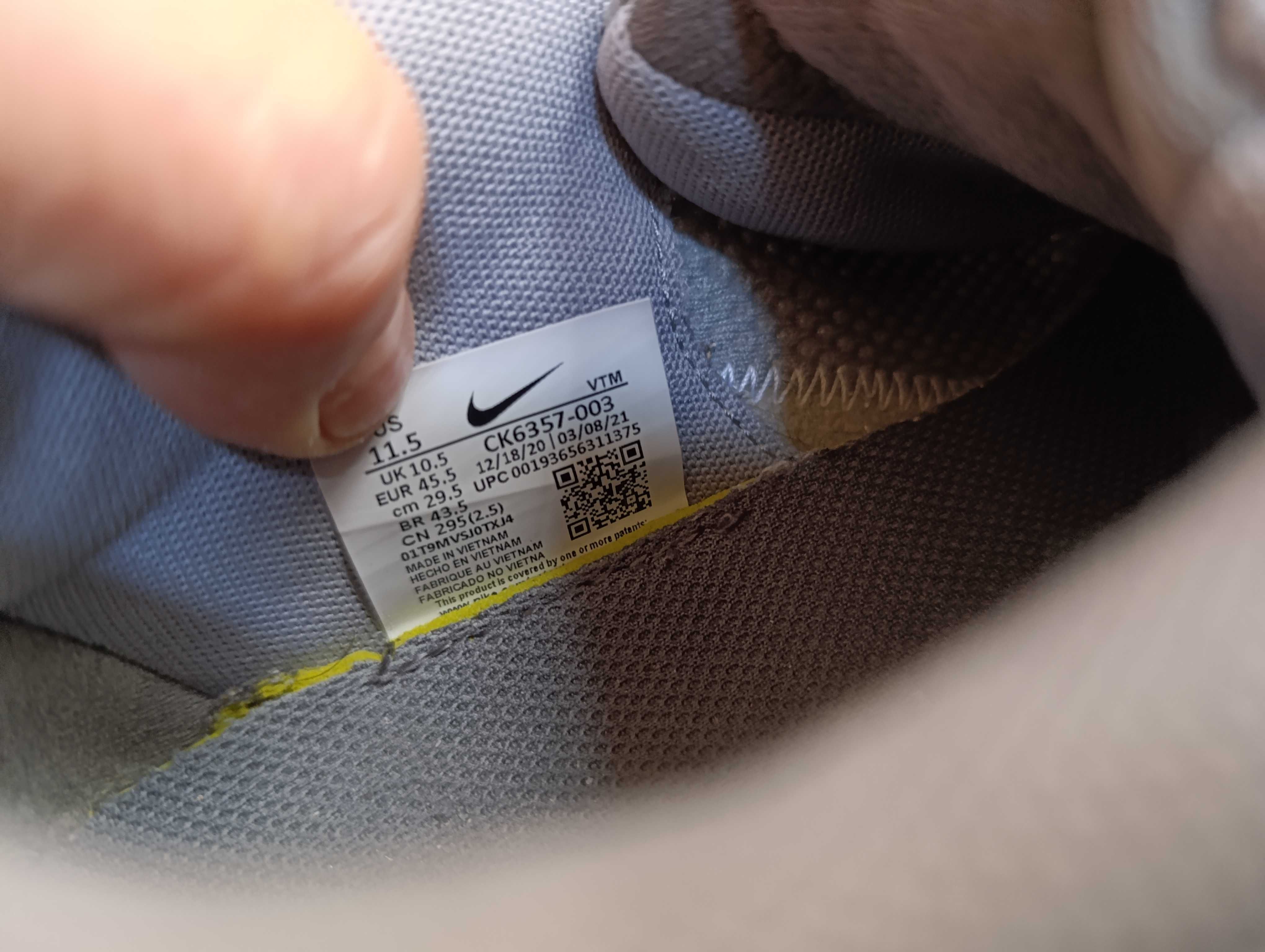 ''NIKE Renew Run Grey''оригинални маратонки 45.5 номер