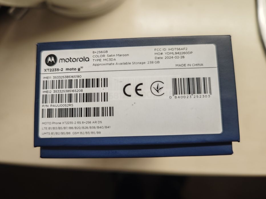 Moto G32 nou 8G / 256 ram