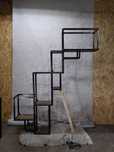 Raft decalat- stil industrial- fier si lemn executat la comanda