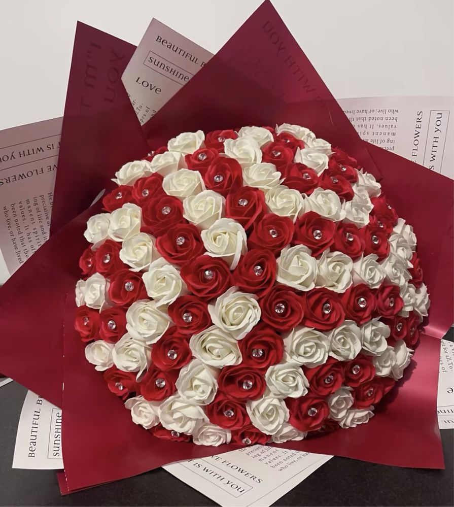 Buchete de flori din sapun personalizate