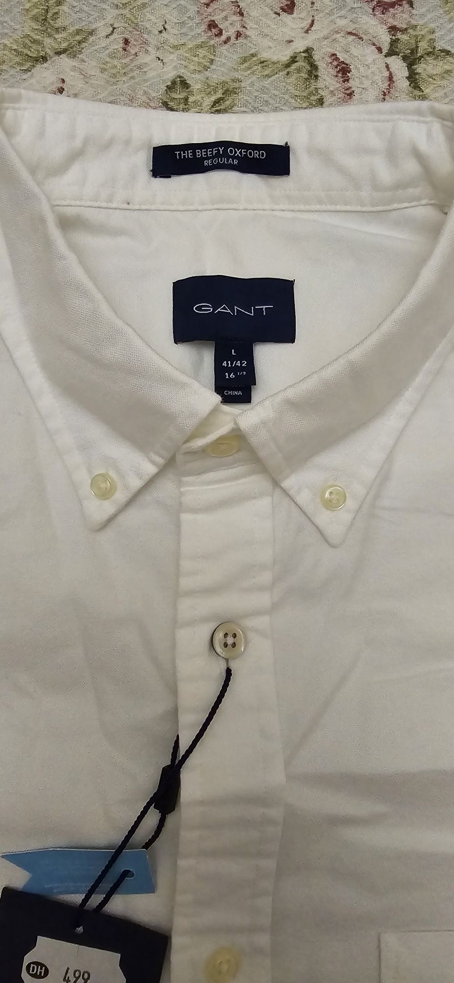 Мужская рубашка "GANT" оригинал размер L -XL