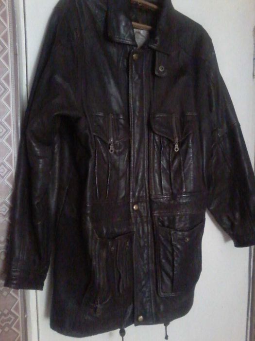 Куртка кожаная муж