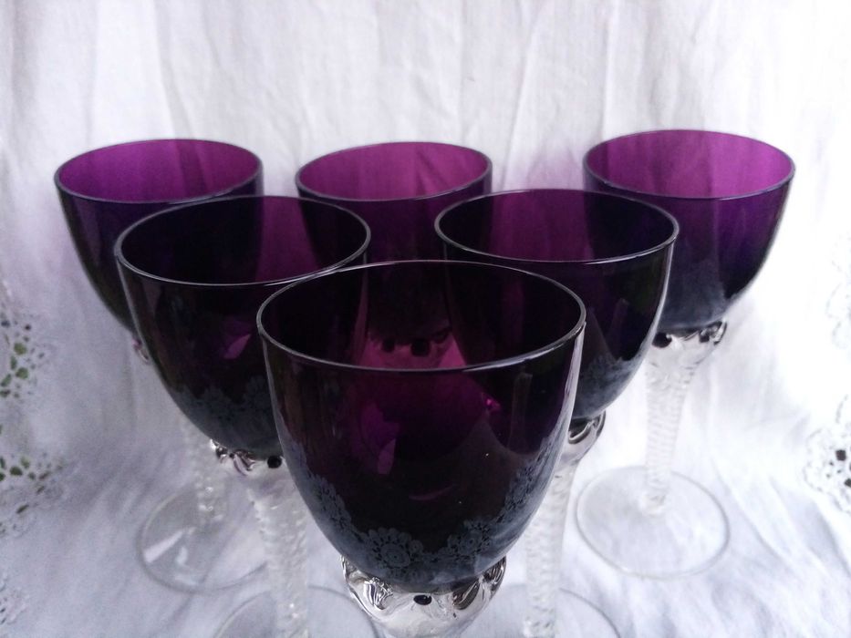 * МУРАНО * - винтидж сервиз за вино !