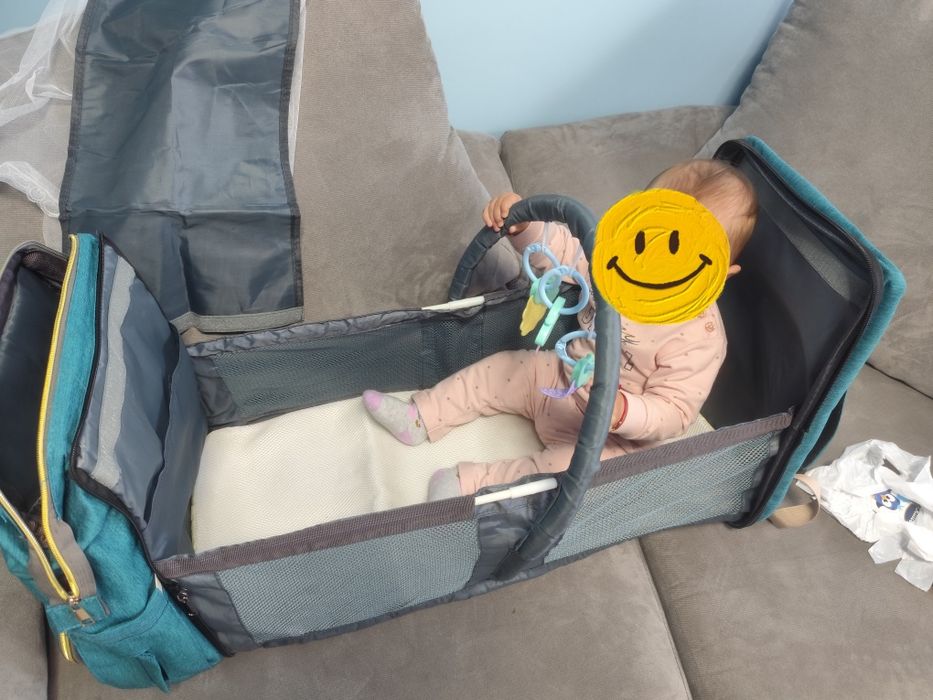 Бебешка раница с легло